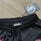 Pantaloncini sportivi in nylon cerato HLSTR neri