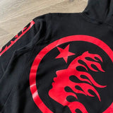 Felpa con cappuccio HLSTR Sports Future Flame Black