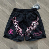 Pantaloncini sportivi in nylon cerato HLSTR neri