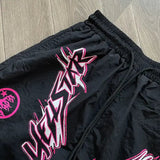Pantaloncini sportivi in nylon cerato HLSTR neri