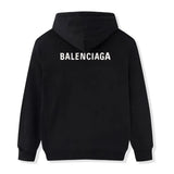 Felpa con cappuccio BLNCG Classic Logo nera BL008