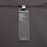 Maglietta BLNCG con logo BB e vernice spray nera
