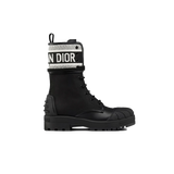 STIVALETTO TESSUTO TECNICO BIANCO E NERO