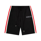 Pantaloncini GG con logo a righe neri