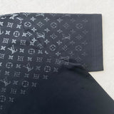 T-shirt LV in cotone sfumato nero