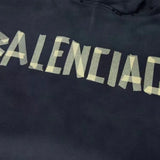 Felpa con cappuccio BLNCG BB Distressed Logo Nero BL063