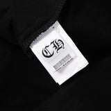 Maglietta CHRM HRTS con grafica floreale nera