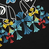 Maglietta CHRM HRTS con logo floreale