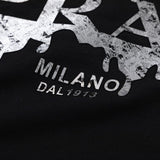 Maglietta PRD Milano Logo Nero Drip