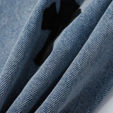 CHRM HRTS Shorts Black Cross Denim