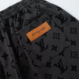 Pantaloncini LV Monogram Grigio Nero
