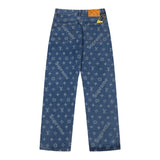 Pantaloni LV X SPRM in denim monogramma