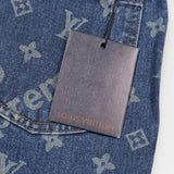Pantaloni LV X SPRM in denim monogramma