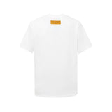 T-shirt LV con logo sfumato bianco