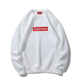 Felpa SPRM Box Logo bianca