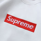 Felpa SPRM Box Logo bianca