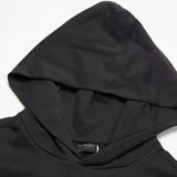 Felpa con cappuccio BLNCG nera e rossa con logo BL065