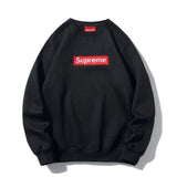 Felpa con cappuccio SPRM Box Logo nera