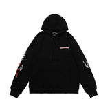 Felpa con cappuccio CHRM HRTS Race Team Graphic nera CH078
