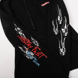 Felpa con cappuccio CHRM HRTS Race Team Graphic nera CH078
