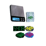 T-SHIRT CON LOGO SYN WRLD – COMPLETO CORTO – BLU