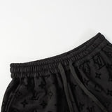 Pantaloncini LV Monogram neri