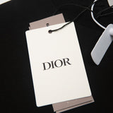Maglietta CD con monogramma in rilievo blu navy
