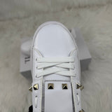 Sneaker VLTN Rockstud Bianco Oro