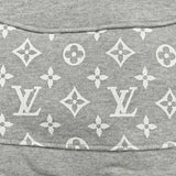 Felpa con cappuccio LV Monogram Grey