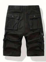 Pantaloni Cargo da Uomo | Design Classico | Multitasca | Coulisse in Vita | Cotone per L'Estate all'Aperto