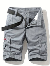 Pantaloni Cargo da Uomo | Design Classico | Multitasca | Coulisse in Vita | Cotone per L'Estate all'Aperto