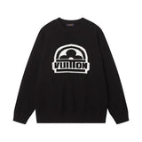 Maglione LV con logo in maglia