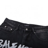 BLNCG Jeans Paris Logo grafico nero