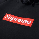 Felpa con cappuccio SPRM Box Logo nera