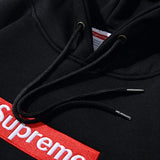 Felpa con cappuccio SPRM Box Logo nera