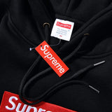 Felpa con cappuccio SPRM Box Logo nera