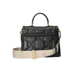 BORSA A MANO IN PELLE GG METELASSÉ IN PELLE MORBIDA NERA