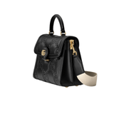 BORSA A MANO IN PELLE GG METELASSÉ IN PELLE MORBIDA NERA