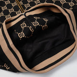 Felpa con cappuccio GG Track Monogram Nero GC105