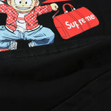 Maglietta SPRM Goku grafica nera