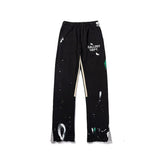 Pantaloni GLRY DPT in denim dipinto