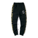 Pantaloni da jogging BP WGM Camo Stripe neri