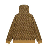 Felpa con cappuccio FND Monogram
