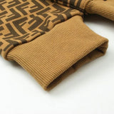 Felpa con cappuccio FND Monogram