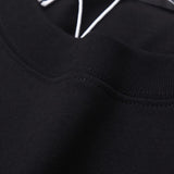 Maglietta CHRM HRTS con ghirlanda di croce multicolore nera