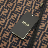 Giacca con cappuccio FND nera e marrone