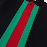 Polo GG con logo a righe verticali