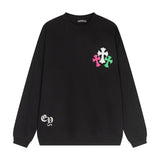 Felpa CHRM HRTS Multicolor Croci Nero CH008