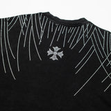Felpa CHRM HRTS con grafica in strass CH048