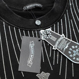 Felpa CHRM HRTS con grafica in strass CH048